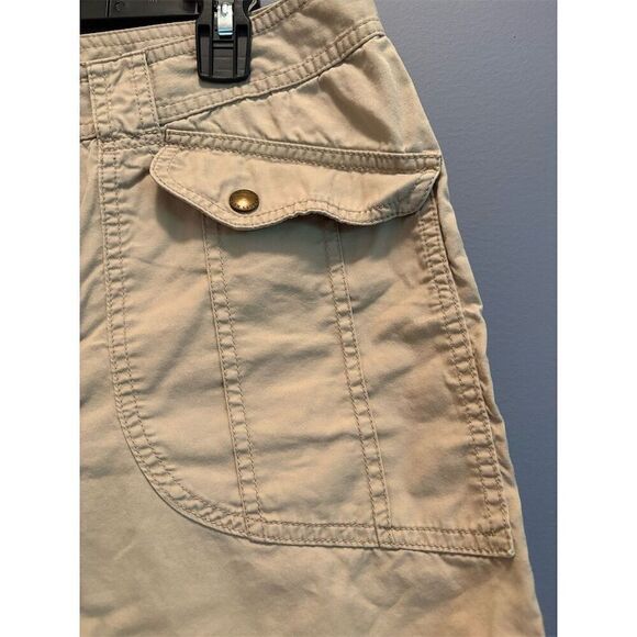 Lauren Ralph Lauren Women's Khaki Chino Shorts Size 10 Casual Summer - Picture 2 of 8